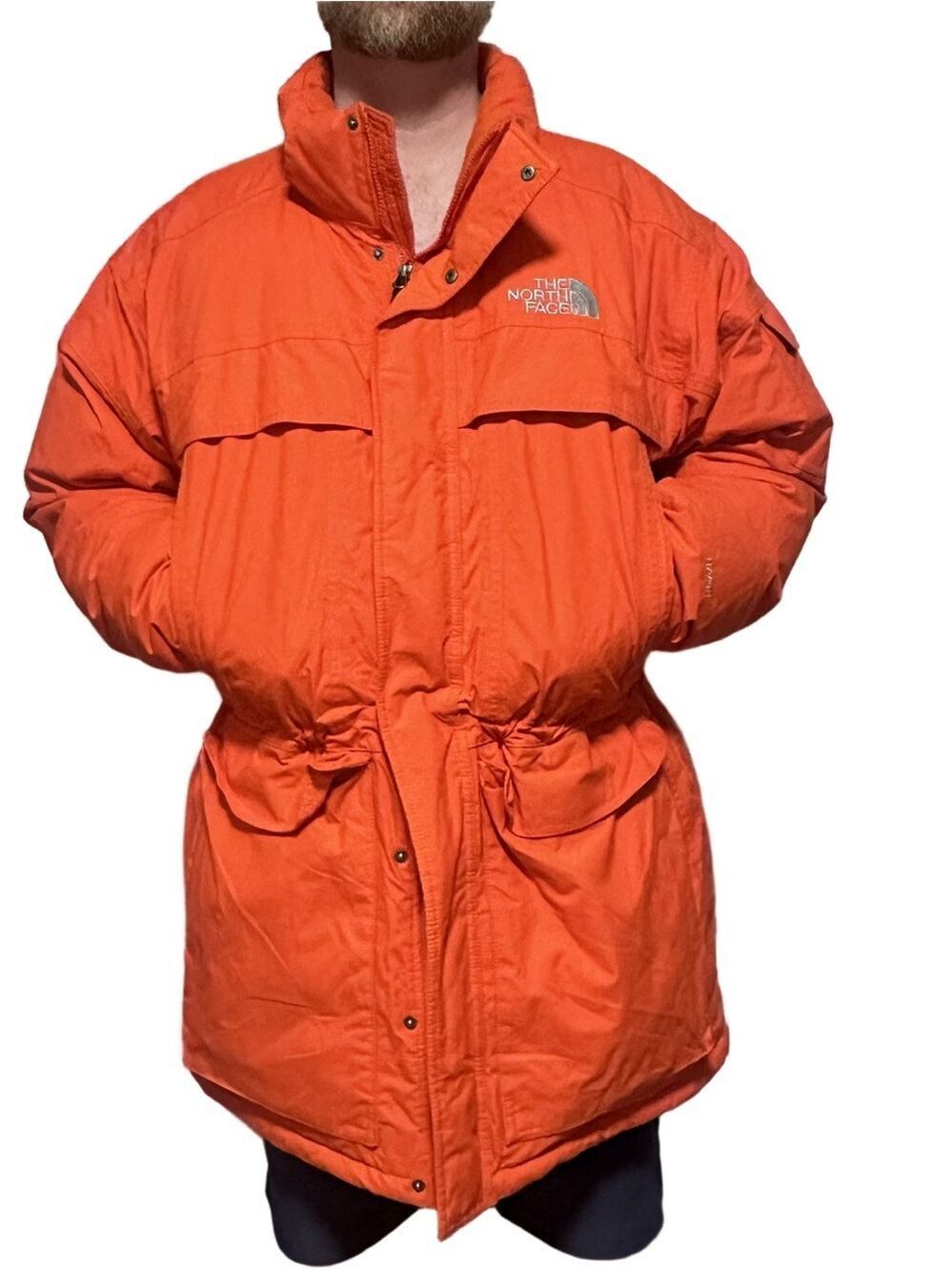 North Face Mcmurdo Goosedown Insulated Parka Construction Orange Size Xl Hyvent View 2